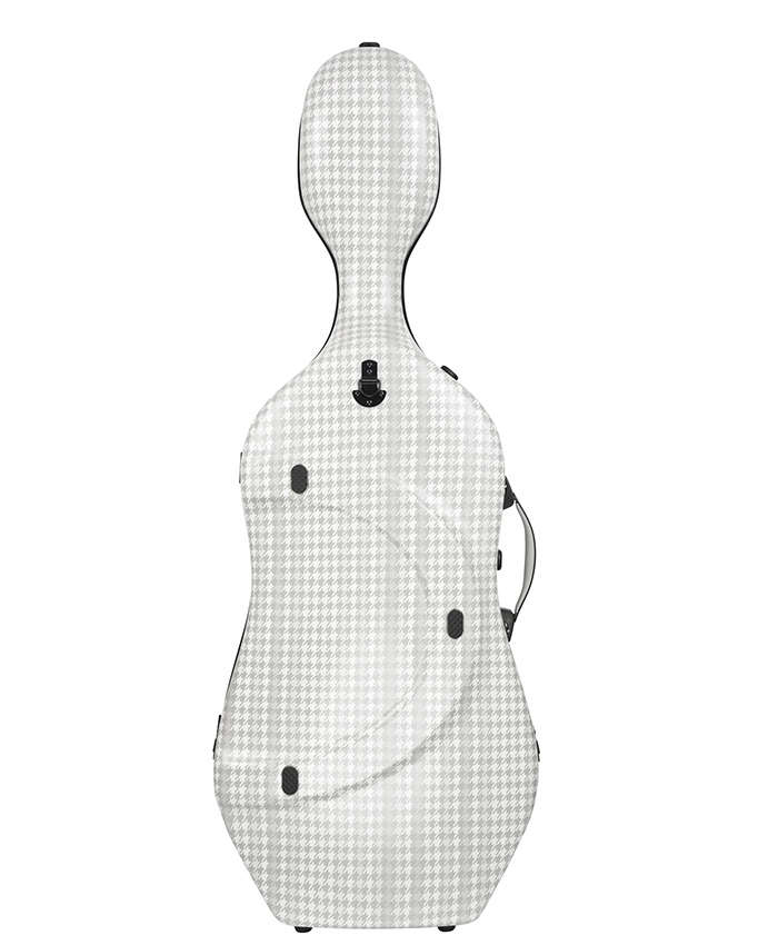 CABOURG 千鳥紋系列 大提琴盒 (黑邊)
